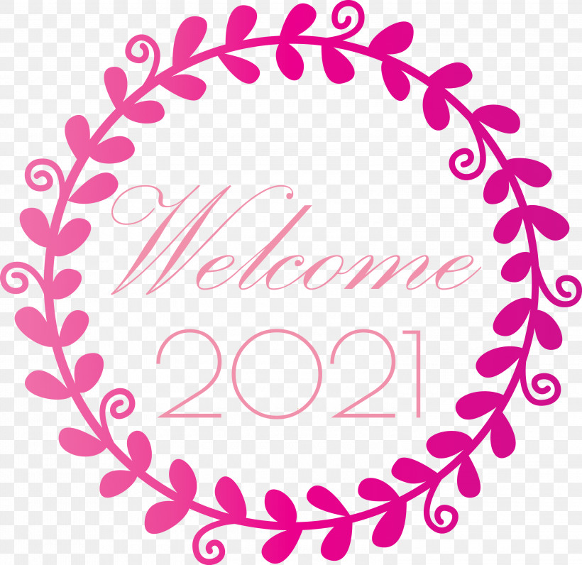 New Year 2021 Welcome, PNG, 3000x2914px, New Year 2021 Welcome, Christmas Day, Craft, Cricut, Floral Design Download Free