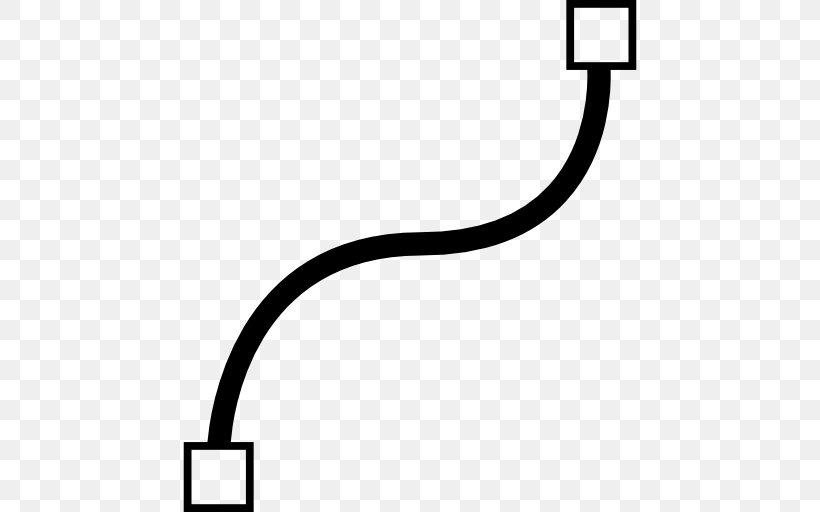 Curve Line Clip Art, PNG, 512x512px, Curve, Area, Black And White, Brand, Monochrome Download Free
