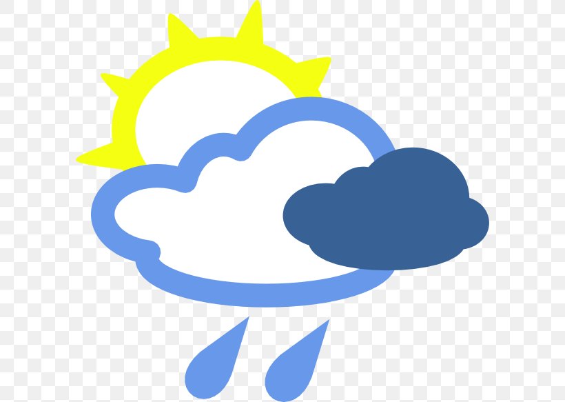 Rain Cloud Weather Clip Art, PNG, 600x583px, Rain, Area, Blue, Cloud, Heart Download Free