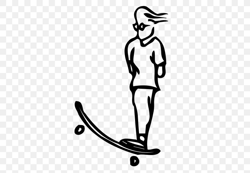 Skateboard Skateboarding Equipment Standing Line Line Art, PNG, 440x569px, Skateboard, Blackandwhite, Line Art, Recreation, Skateboarding Download Free