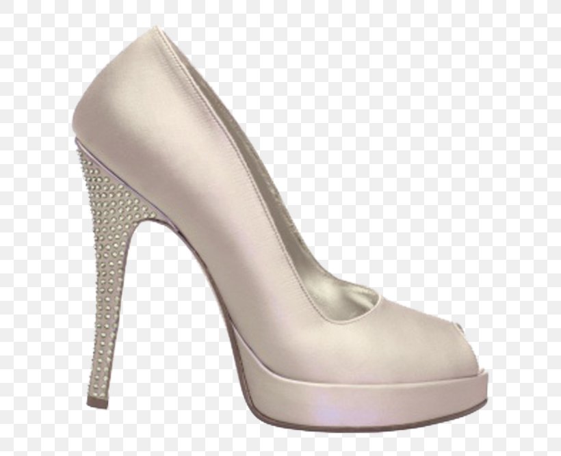 Shoe Bride High-heeled Footwear White Sandal, PNG, 677x667px, Shoe, Absatz, Basic Pump, Beige, Bridal Shoe Download Free