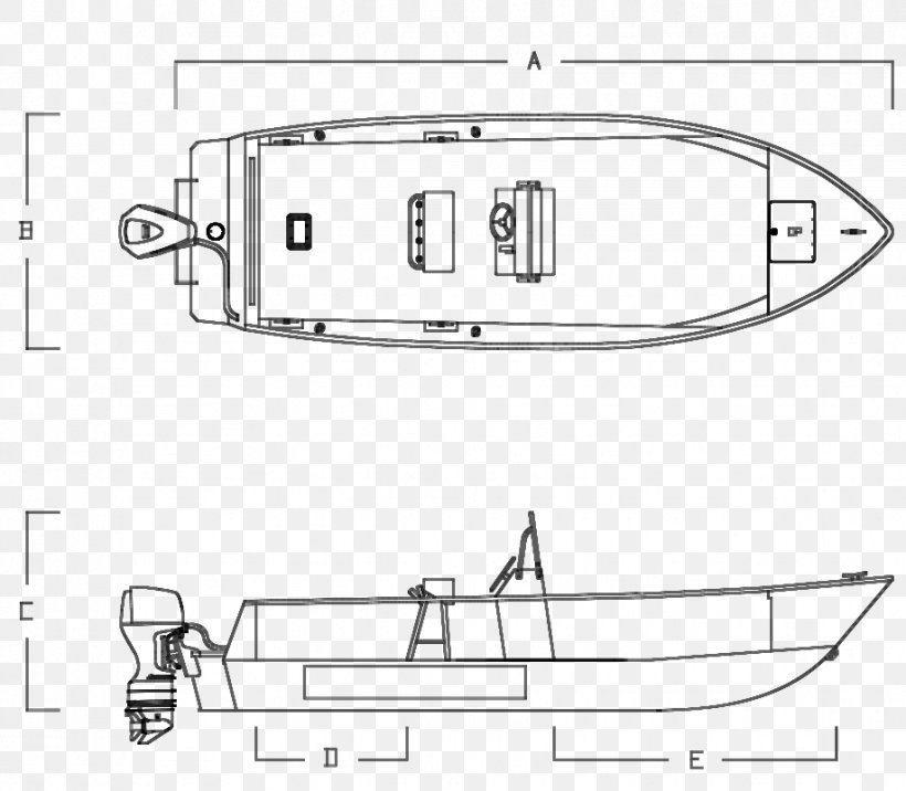Boat Technical Drawing Center Console Line Art, PNG, 918x802px, Boat, Aluminium, Architecture, Area, Artwork Download Free
