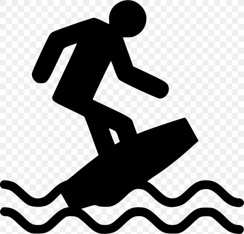 Clip Art Surfing Image, PNG, 980x940px, Surfing, Blackandwhite, Happy, Jumping, Logo Download Free