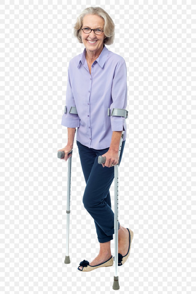 Crutch Old Age Disability Woman Image, PNG, 3200x4809px, Crutch, Aging In Place, Blue, Disability, Electric Blue Download Free
