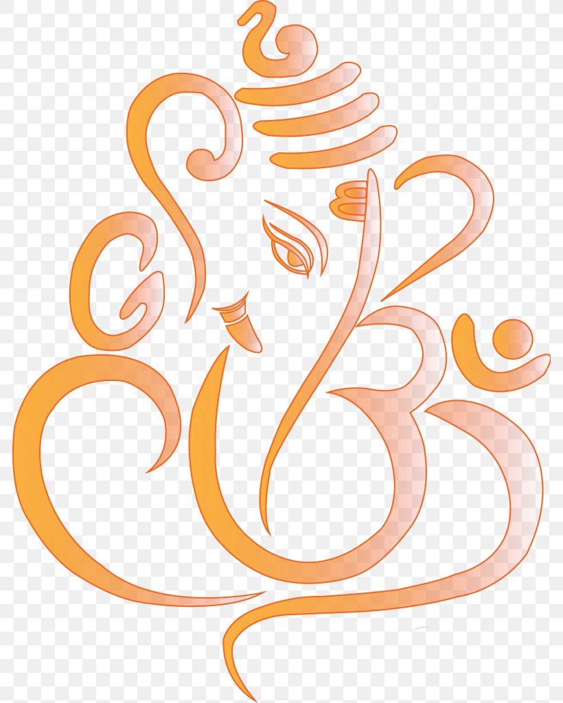 Ganesha Symbol Clip Art, PNG, 784x1024px, Ganesha, Aarti, Art, Artwork, Flower Download Free