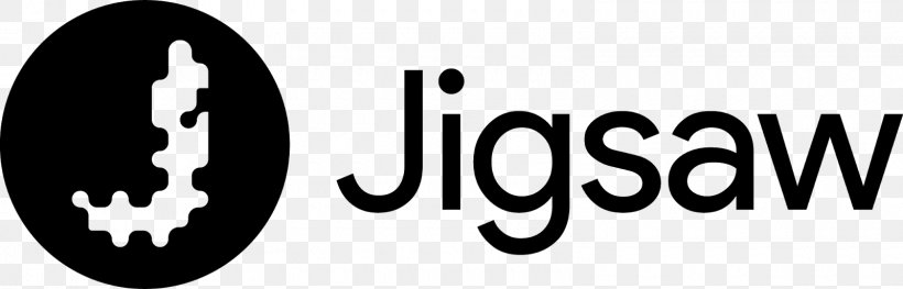 Jigsaw Google United States Alphabet Inc. Dialogflow, PNG, 1600x514px, Jigsaw, Alphabet Inc, Black And White, Brand, Business Download Free