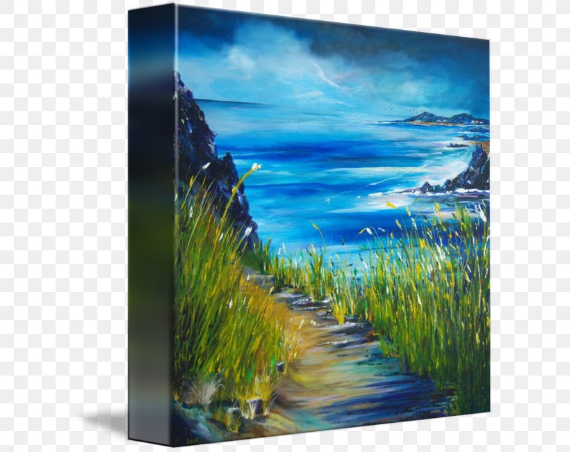 Painting Acrylic Paint Ecosystem Meadow, PNG, 606x650px, Painting, Acrylic Paint, Acrylic Resin, Ecosystem, Grass Download Free