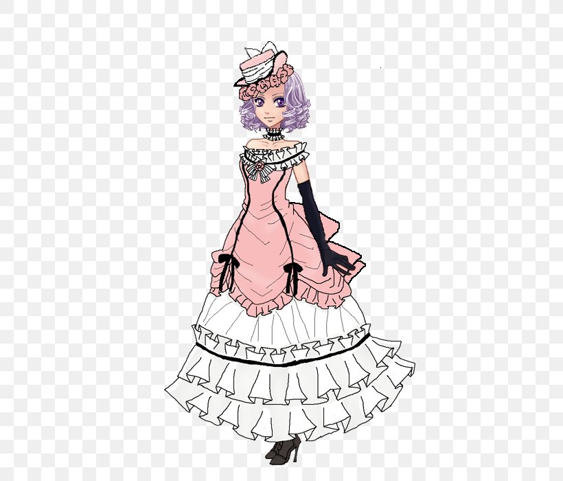 Gown Dress Ciel Phantomhive Clothing Victorian Fashion, PNG, 500x700px, Watercolor, Cartoon, Flower, Frame, Heart Download Free
