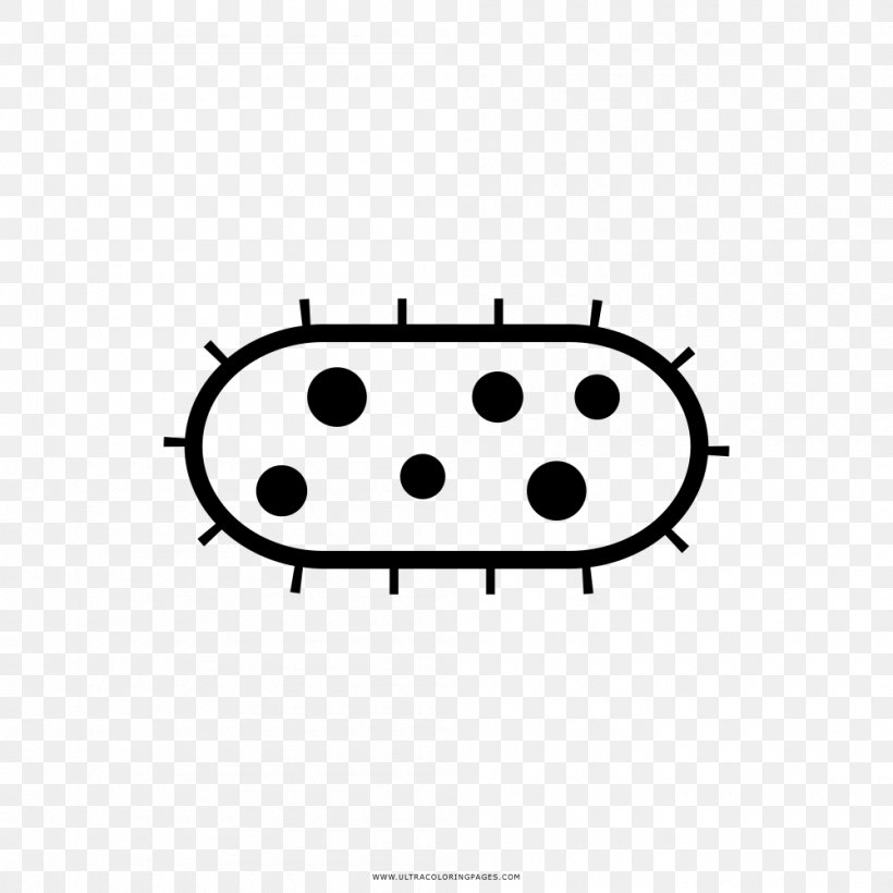 Drawing Bacteria Coloring Book Paper Microorganism, PNG, 1000x1000px, Drawing, Area, Bacteria, Biology, Black Download Free