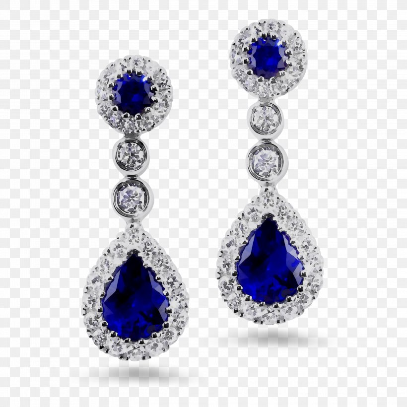 Earring Sapphire Body Jewellery Diamond, PNG, 3104x3104px, Earring, Blingbling, Blue, Body Jewellery, Body Jewelry Download Free