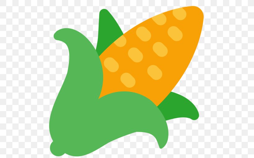 Emoji Maize Ear Sticker Popcorn, PNG, 512x512px, Emoji, Beak, Butterfly, Corncob, Ear Download Free