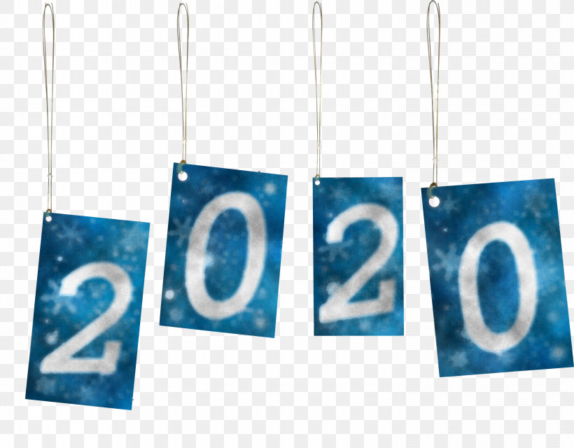 2020 Happy New Year 2020 Happy New Year, PNG, 2902x2265px, 2020, 2020 Happy New Year, Electric Blue, Happy New Year, Logo Download Free