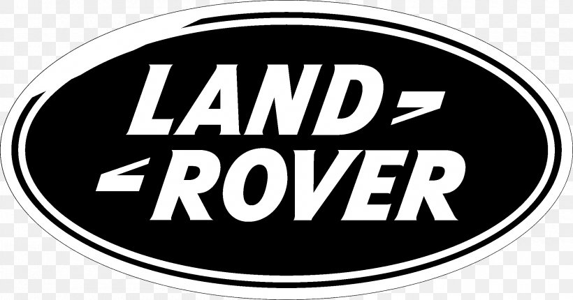 Car Logo Land Rover Bumper Sticker Font, PNG, 2400x1260px, Car, Area, Black And White, Brand, Bumper Download Free