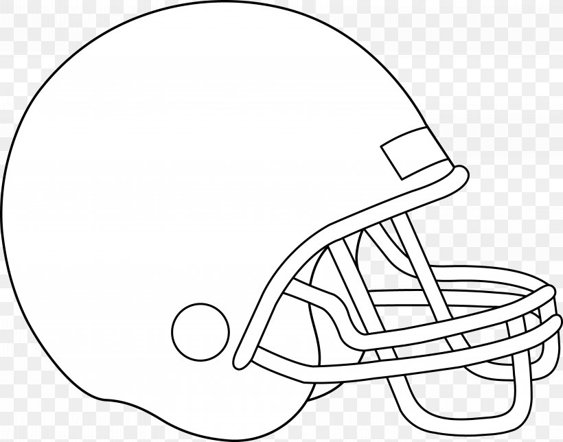 Football Helmet Cleveland Browns NFL Denver Broncos Clip Art, PNG, 6835x5374px, Football Helmet, American Football, Area, Artwork, Black And White Download Free