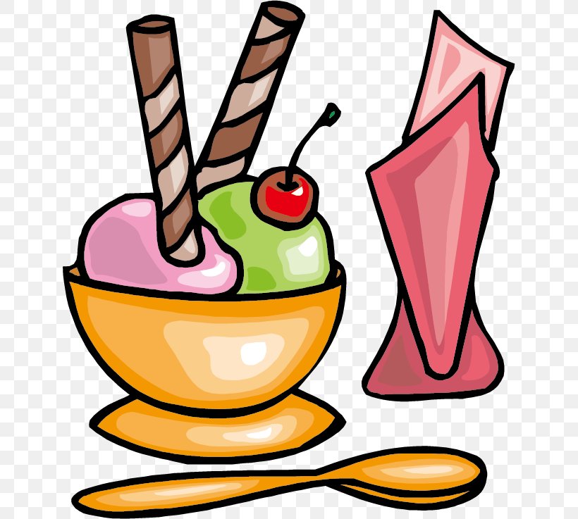 Ice Cream Cone Sundae Banana Split, PNG, 642x737px, Ice Cream, Artwork, Banana Split, Cream, Cupcake Download Free