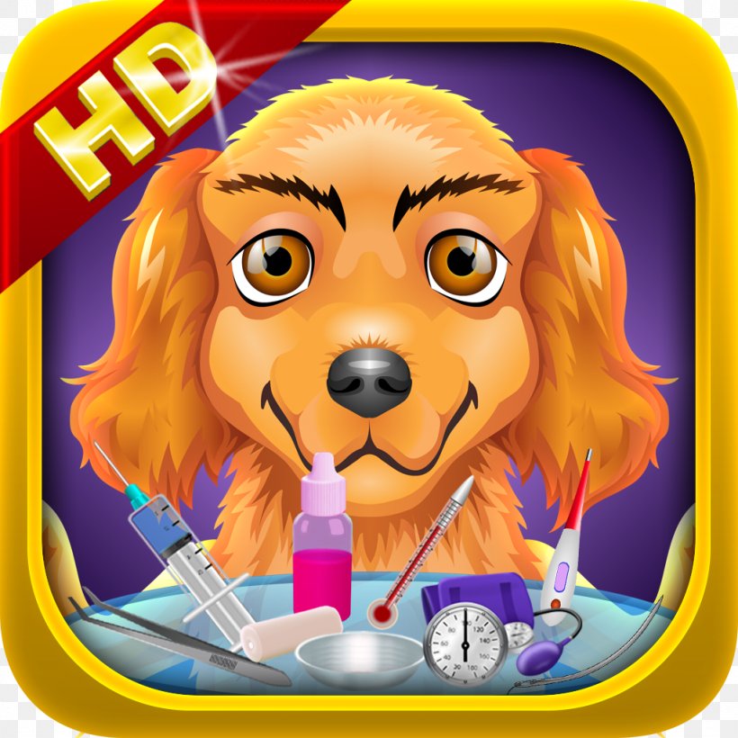 Puppy Dog Veterinarian Physician Game, PNG, 1024x1024px, Puppy, Carnivoran, Cartoon, Child, Dentist Download Free