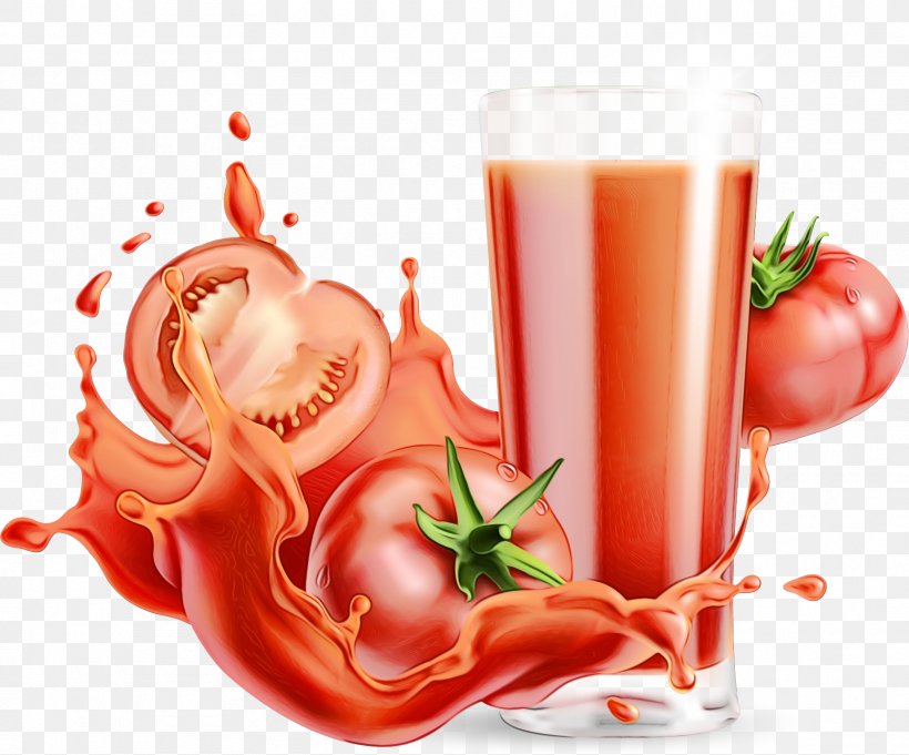 Tomato, PNG, 1817x1510px, Watercolor, Drink, Food, Ingredient, Juice Download Free