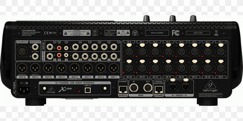 BEHRINGER X32 PRODUCER Digital Mixing Console Audio Mixers, PNG, 1100x550px, Watercolor, Cartoon, Flower, Frame, Heart Download Free
