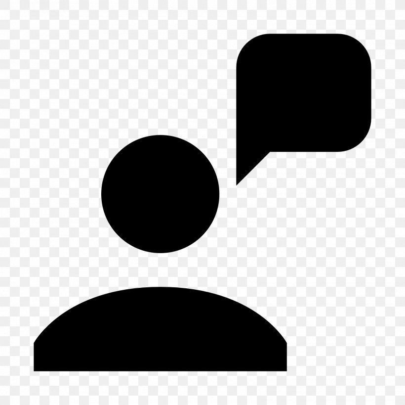 Person Conversation Symbol, PNG, 1600x1600px, Person, Avatar, Black, Black And White, Brand Download Free