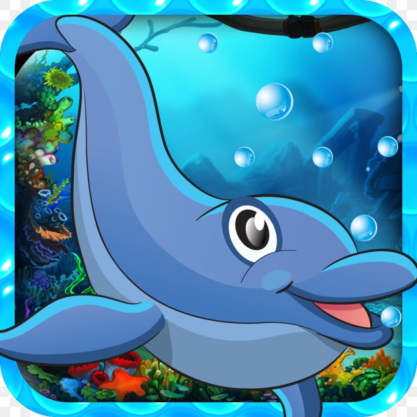 Dolphin Game Jumping Download Cetacea, PNG, 1024x1024px, Dolphin, Apple, Aqua, Cetacea, Common Dolphin Download Free