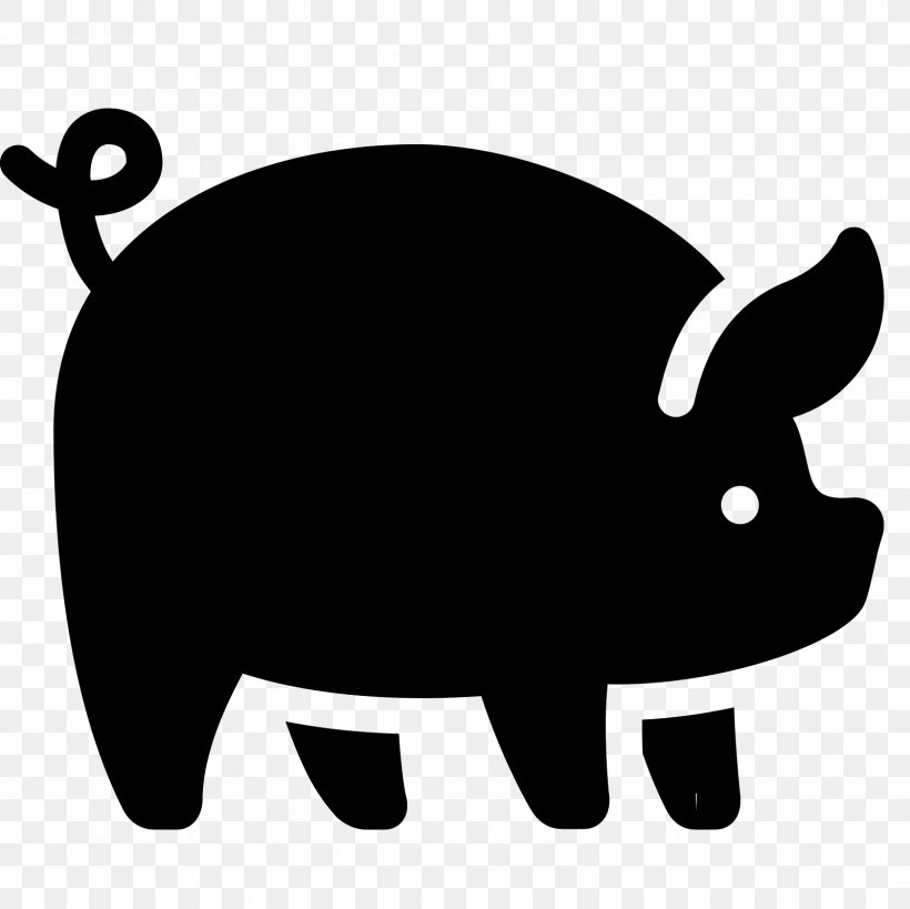 Domestic Pig Download Clip Art, PNG, 1600x1600px, Pig, Black, Black And White, Computer, Domestic Pig Download Free
