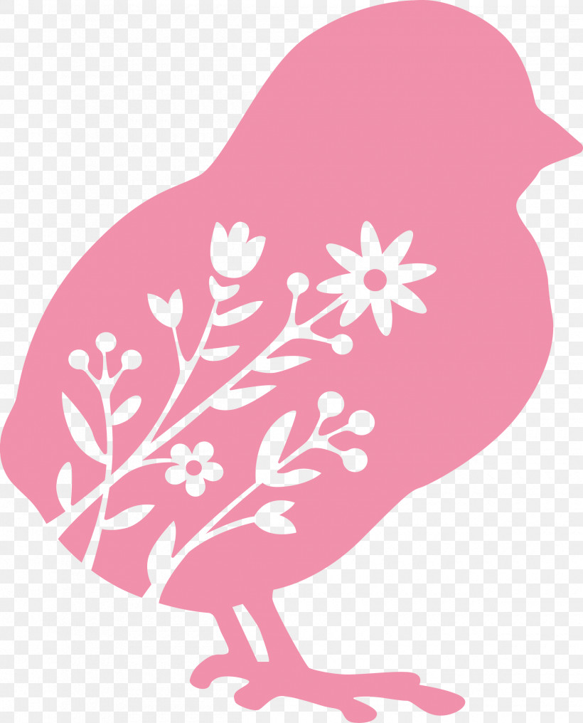 Floral Chick Easter Day, PNG, 2420x3000px, Floral Chick, Easter Day, Pink, Plant Download Free