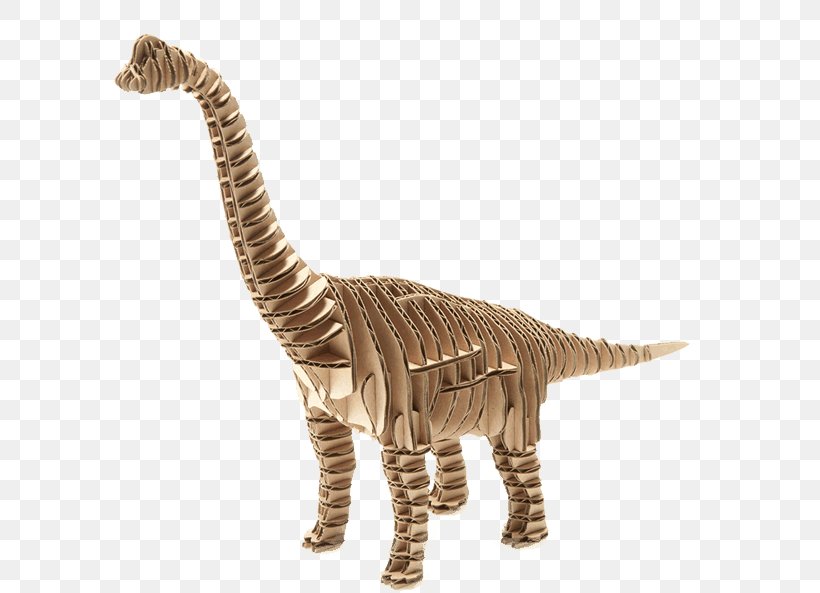 Dinosaur Brachiosaurus Laser Cutting Brontosaurus Jigsaw Puzzles, PNG, 591x593px, Dinosaur, Animal Figure, Brachiosaurus, Brontosaurus, Cardboard Download Free