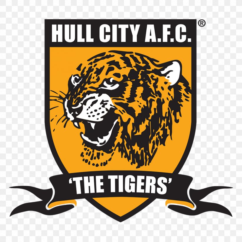 Hull City English Football League Premier League KCOM Stadium EFL Championship, PNG, 833x833px, Hull City, Big Cats, Brand, Carnivoran, Cat Like Mammal Download Free