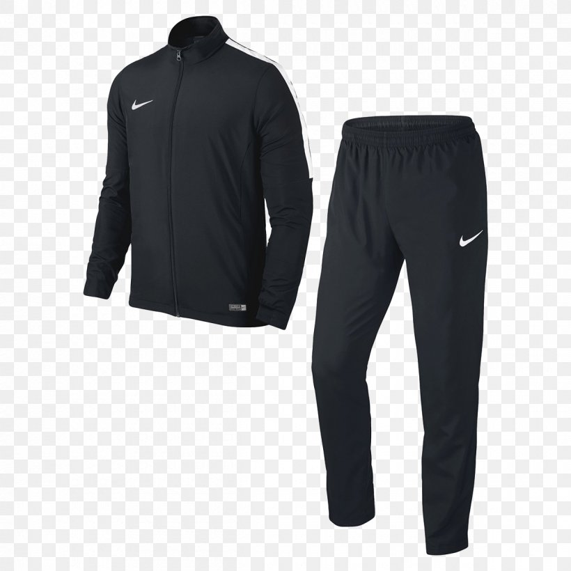 Tracksuit Nike Academy Clothing Football, PNG, 1200x1200px, Tracksuit, Black, Clothing, Cuff, Dry Fit Download Free