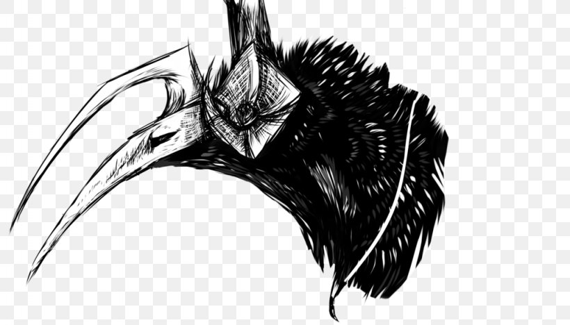 Line Art Beak Legendary Creature Sketch, PNG, 1024x585px, Line Art, Artwork, Beak, Bird, Black And White Download Free