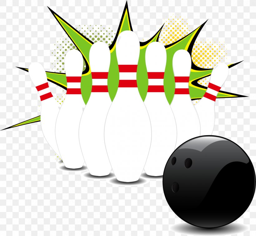 Ten-pin Bowling Bowling Pin Bowling Ball Illustration, PNG, 1199x1108px, Tenpin Bowling, Ball, Bowling, Bowling Ball, Bowling Equipment Download Free