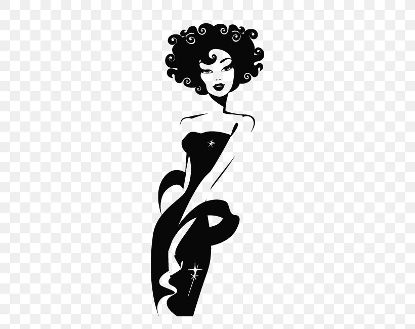 Woman Cartoon, PNG, 650x650px, Silhouette, Blackandwhite, Cdr, Drawing, Female Download Free