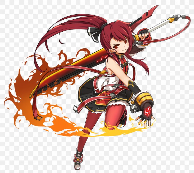 Elsword Elesis YouTube Knight Character, PNG, 1339x1198px, Watercolor, Cartoon, Flower, Frame, Heart Download Free