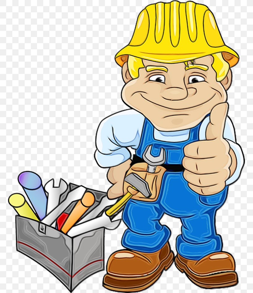 Cartoon Clip Art Construction Worker Finger Line, PNG, 768x951px, Watercolor, Cartoon, Construction Worker, Finger, Handyman Download Free