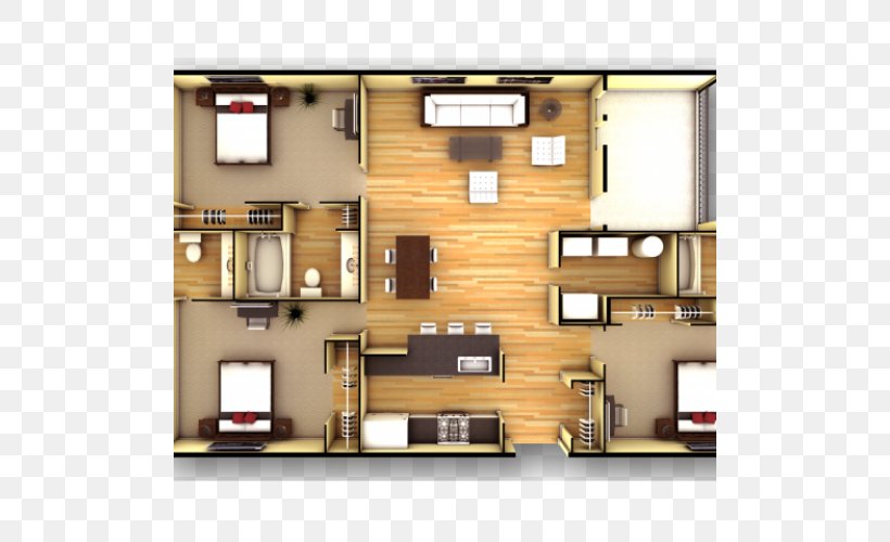 The U | Raleigh Floor Plan Apartment Bedroom, PNG, 500x500px, Floor Plan, Apartment, Bathroom, Bed, Bedroom Download Free
