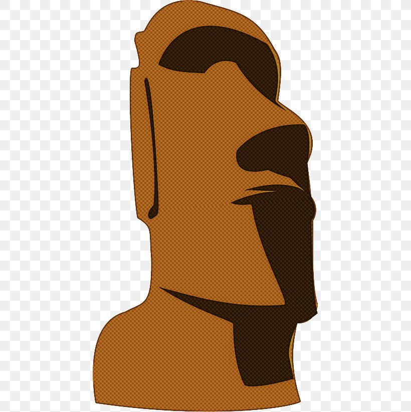 Moai Silhouette Head Cartoon Transparency, PNG, 449x822px, Moai, Anatomy, Beauty Pageant, Brown, Cartoon Download Free
