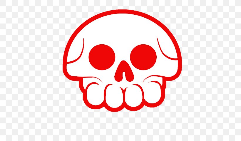 Red Skull Logo, PNG, 640x480px, Red Skull, Area, Bone, Drawing, Emoticon Download Free