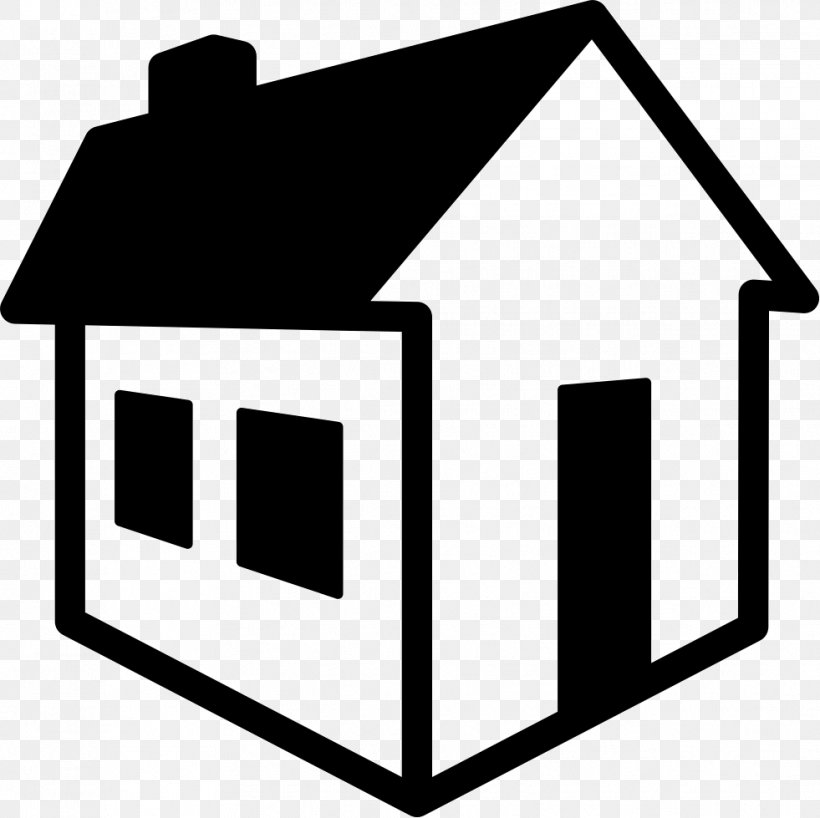 Vector Graphics Clip Art House Building, PNG, 981x979px, 3d Computer Graphics, House, Area, Artwork, Black And White Download Free