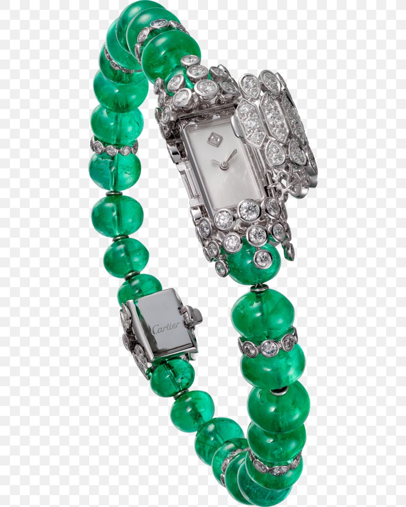 Emerald Bracelet Jewellery Watch Cartier, PNG, 464x1024px, Emerald, Bead, Bitxi, Body Jewelry, Bracelet Download Free