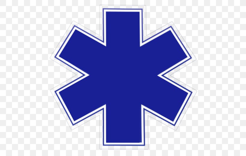 Star Of Life Emergency Medical Services Emergency Medical Technician Paramedic Ambulance, PNG, 508x520px, Star Of Life, Ambulance, Civil Defense, Cross, Decal Download Free