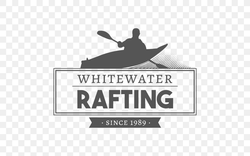 Logo Rafting Canoe Paddle Paddling, PNG, 512x512px, Logo, Advertising, Black And White, Brand, Canoe Download Free