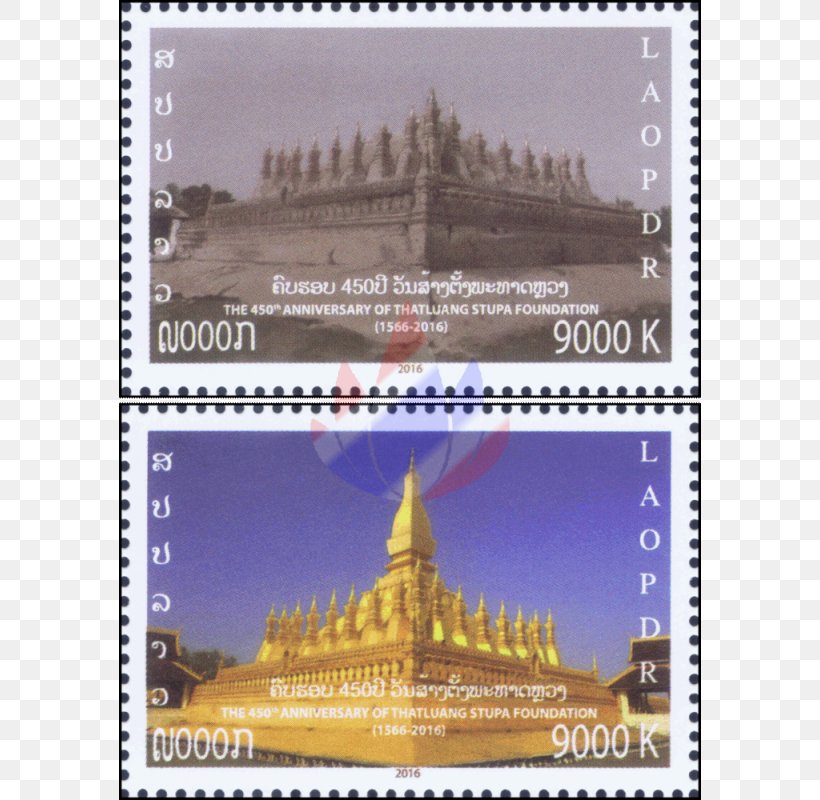 Pha That Luang Paper Postage Stamps Mail, PNG, 800x800px, Pha That Luang, Mail, Paper, Paper Product, Place Of Worship Download Free