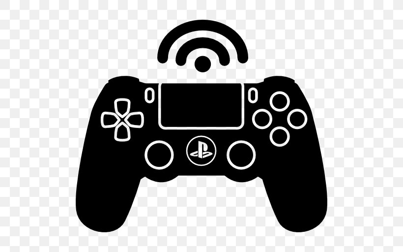 PlayStation 4 PlayStation 3 Wii Game Controllers Video Game, PNG, 512x512px, Playstation 4, All Xbox Accessory, Black, Black And White, Computer Software Download Free
