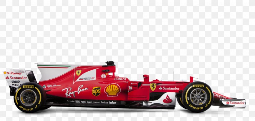 2017 Formula One World Championship Scuderia Ferrari Ferrari SF70H Car, PNG, 972x465px, 2017 Formula One World Championship, Auto Racing, Automotive Design, Car, Enzo Ferrari Download Free