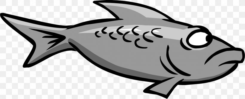 Club Penguin Fishing Shark Clip Art, PNG, 1876x766px, Club Penguin, Artwork, Black And White, Carp, Deep Sea Creature Download Free