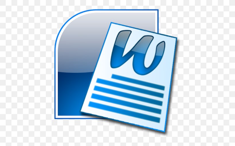 Computer Program Microsoft Word Microsoft Office Document, PNG, 512x512px, Computer Program, Area, Blue, Brand, Computer Download Free