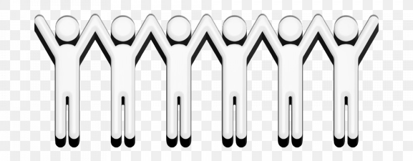 Humanitarian Icon People Icon Holding Hands In A Row Icon, PNG, 984x384px, Humanitarian Icon, Brush, Geometry, Line, Mathematics Download Free