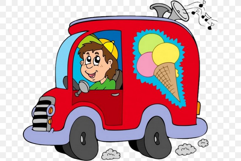 Ice Cream Van Ice Cream Van Car Truck, PNG, 665x550px, Ice Cream, Area, Artwork, Automotive Design, Car Download Free
