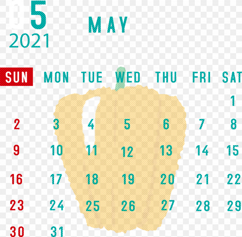 May 2021 Printable Calendar May 2021 Calendar, PNG, 3000x2938px, May 2021 Printable Calendar, Diagram, Geometry, Green, Line Download Free