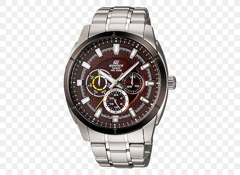 Casio Edifice Analog Watch Clock, PNG, 500x600px, Casio Edifice, Analog Watch, Brand, Casio, Chronograph Download Free